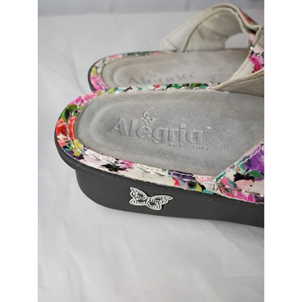 Alegria Sandals Womens Size 8-8.5 EUR 38 Carina Perennial Pink Purple Thong Shoe